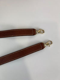 Vintage Brown Pigskin Leather 2-Way Tote