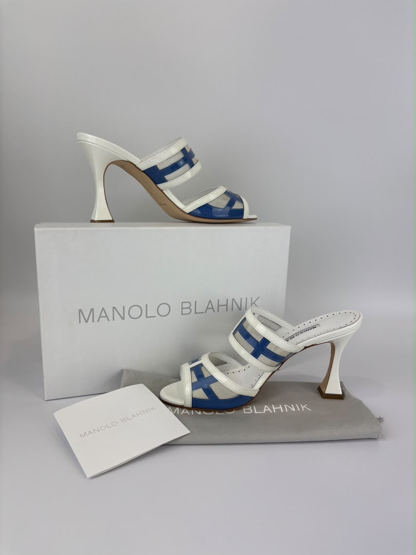 Avespamu 90 Mesh-Trimmed Mules Size 39