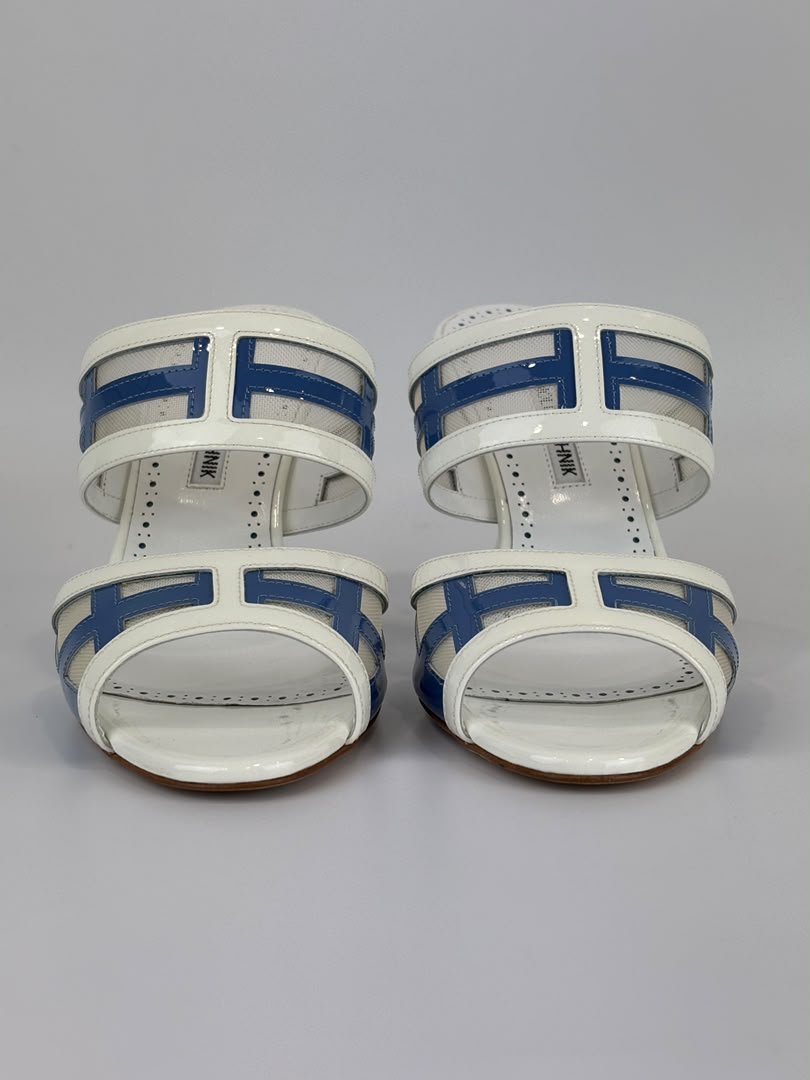 Avespamu 90 Mesh-Trimmed Mules Size 39