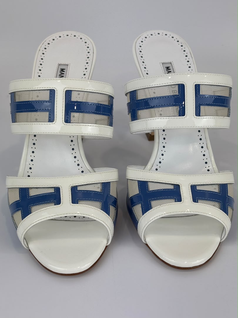 Avespamu 90 Mesh-Trimmed Mules Size 39