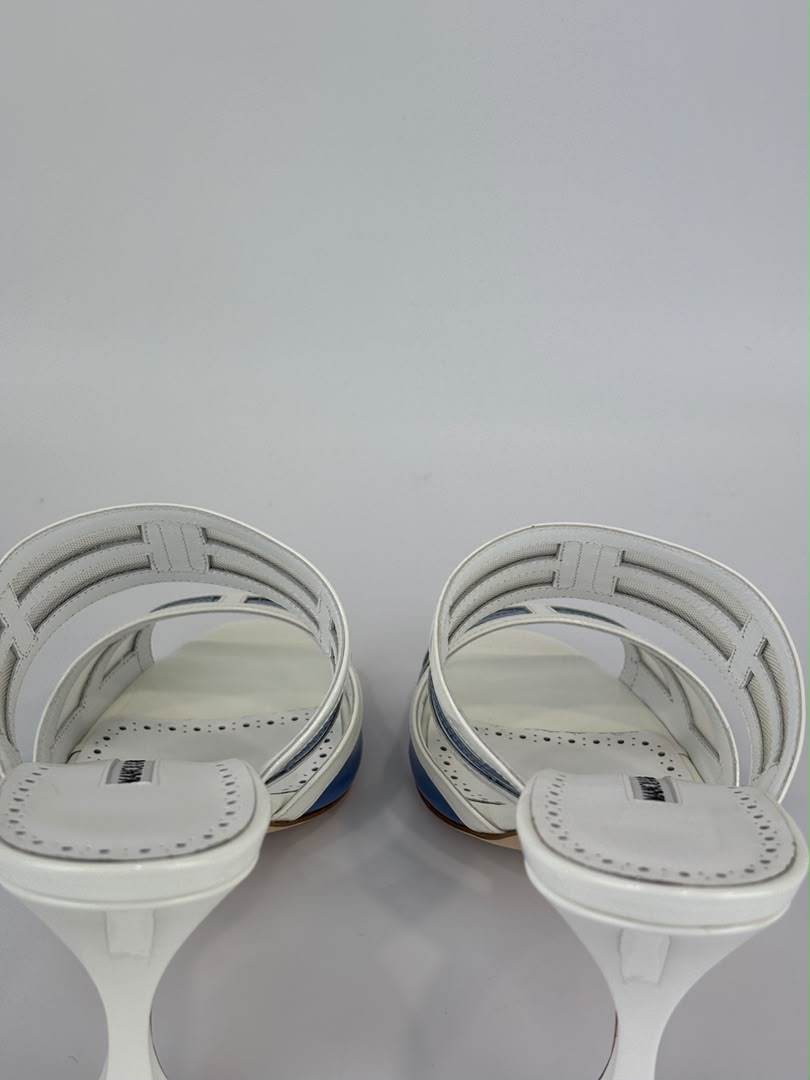 Avespamu 90 Mesh-Trimmed Mules Size 39