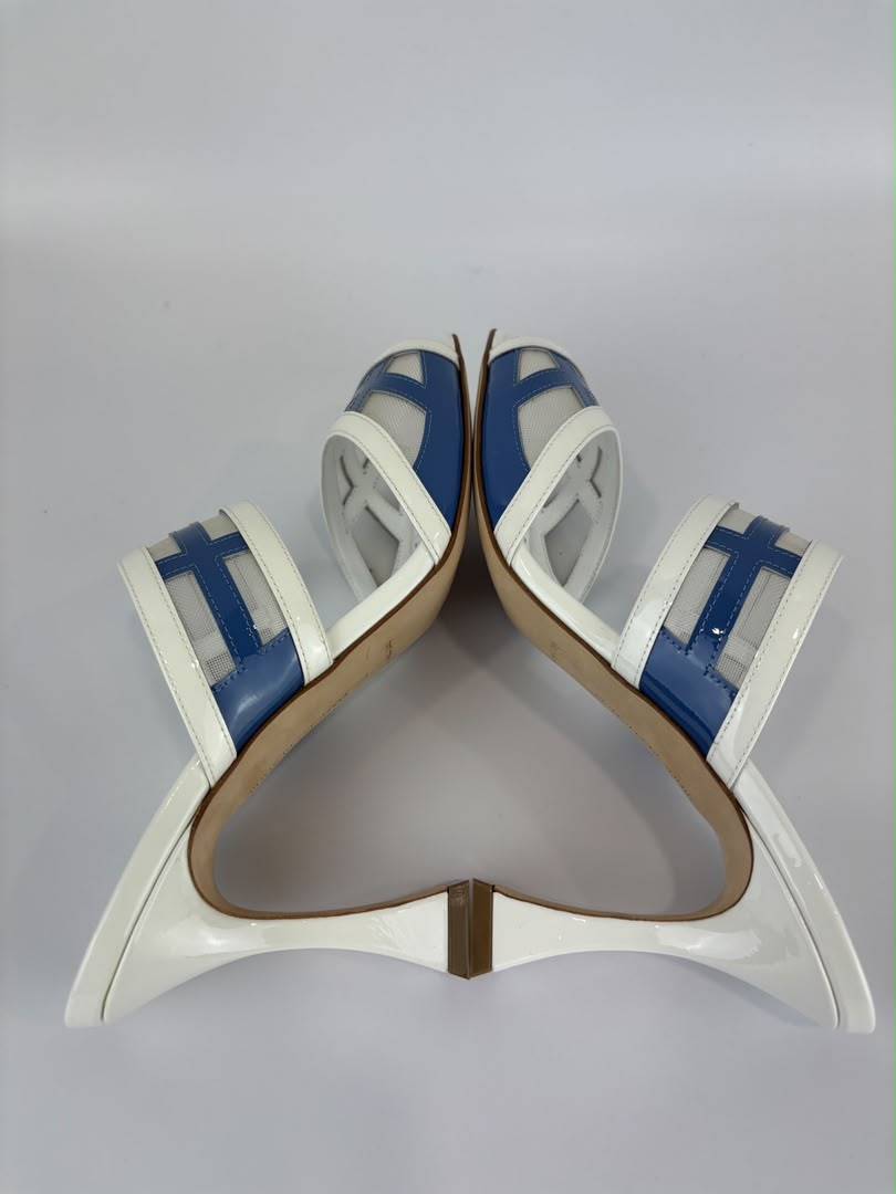 Avespamu 90 Mesh-Trimmed Mules Size 39