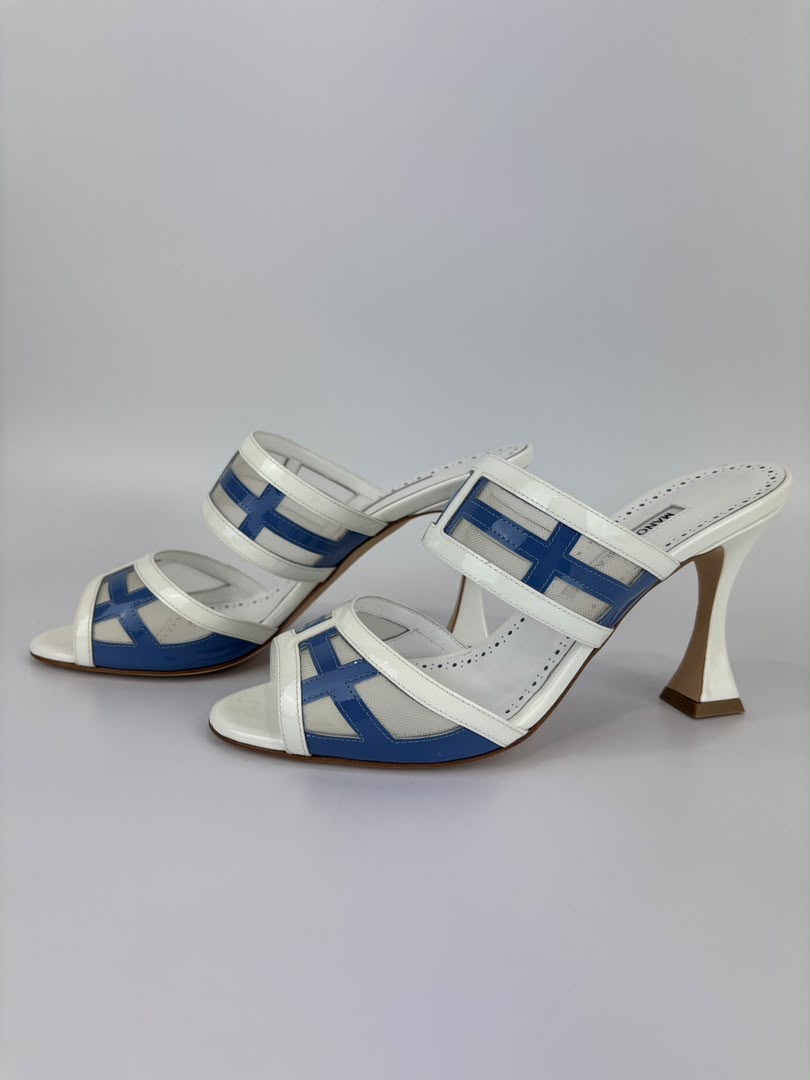 Avespamu 90 Mesh-Trimmed Mules Size 39