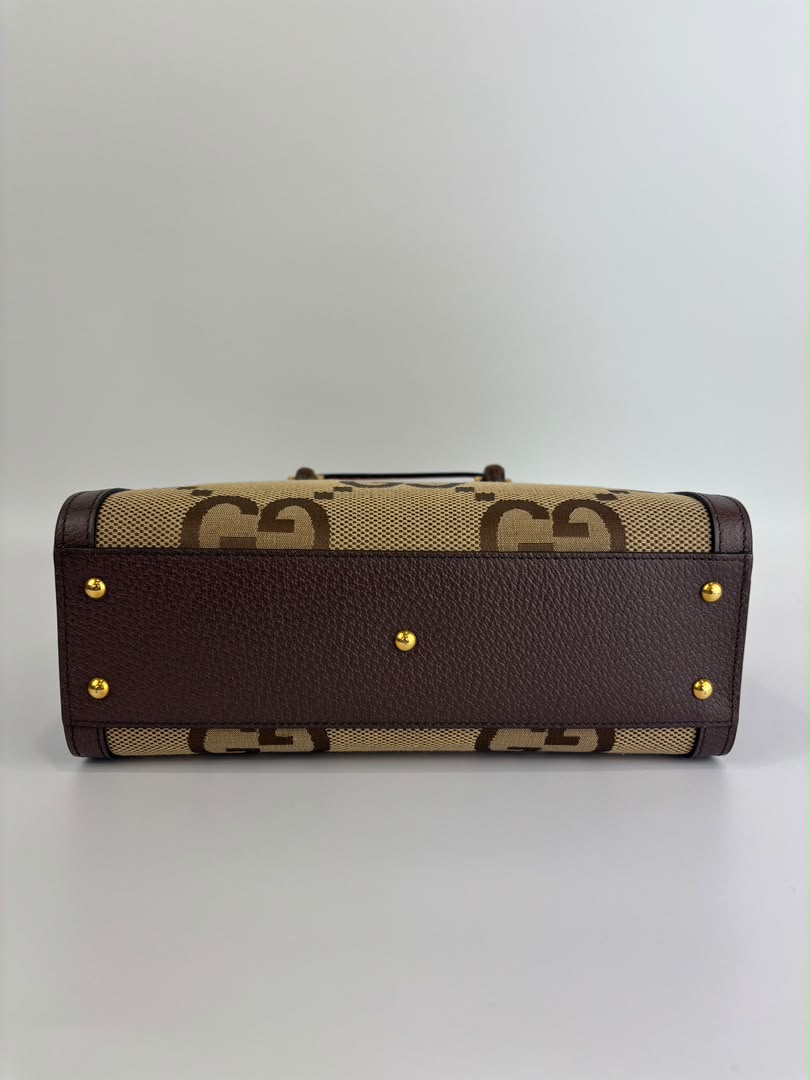 Jumbo GG Canvas Diana Small Tote