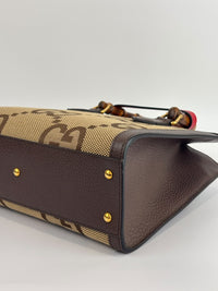 Jumbo GG Canvas Diana Small Tote