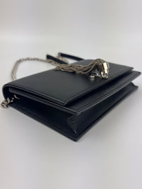 Kate Small Tassel Chain Bag in Black SHW