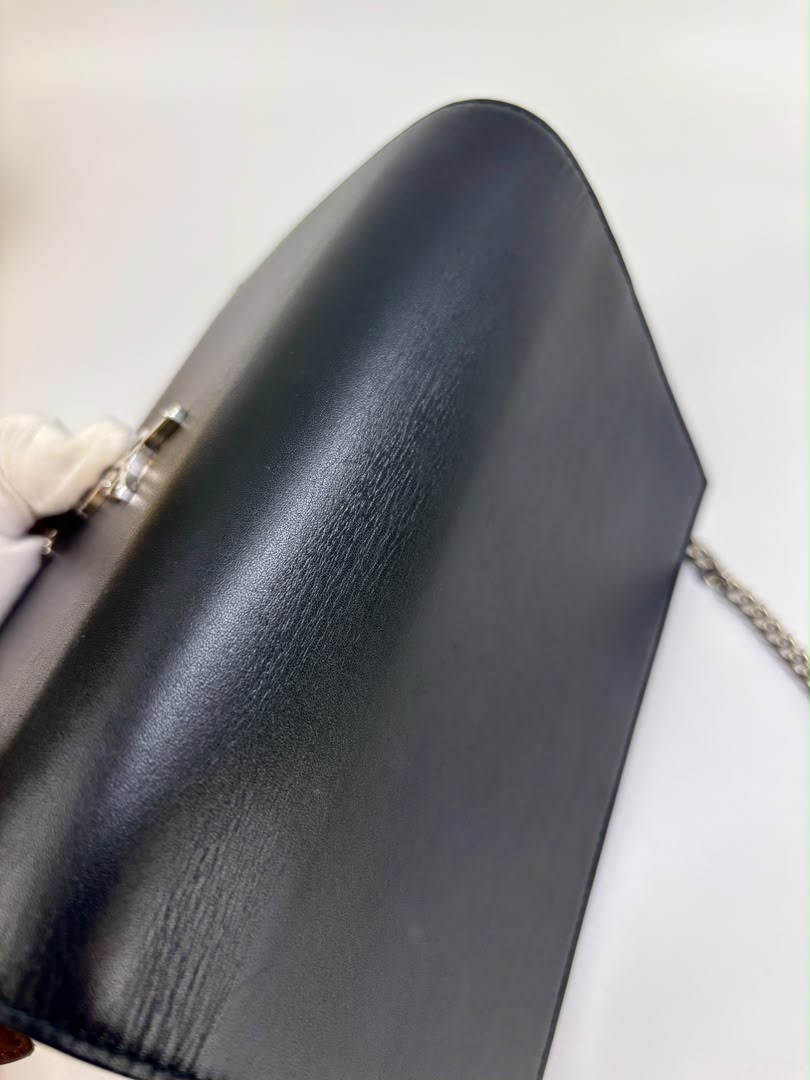 Kate Small Tassel Chain Bag in Black SHW