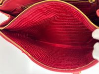 Large Red Saffiano Lux Tote