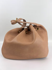 Paris VII Leather Medium Hobo in Beige