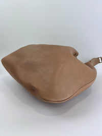 Paris VII Leather Medium Hobo in Beige