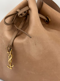 Paris VII Leather Medium Hobo in Beige