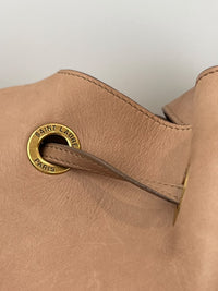 Paris VII Leather Medium Hobo in Beige