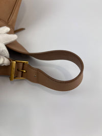 Paris VII Leather Medium Hobo in Beige
