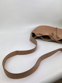 Paris VII Leather Medium Hobo in Beige