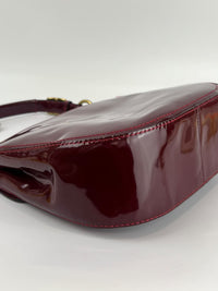 21244 Red Patent Willis Top Handle Bag