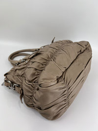 BN1336 Juta Nappa Gaufre 2 Way Zipped Tote