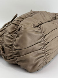 BN1336 Juta Nappa Gaufre 2 Way Zipped Tote