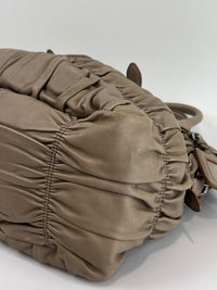 BN1336 Juta Nappa Gaufre 2 Way Zipped Tote