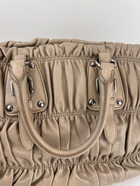 BN1336 Juta Nappa Gaufre 2 Way Zipped Tote