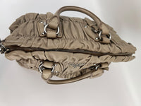 BN1336 Juta Nappa Gaufre 2 Way Zipped Tote