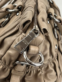 BN1336 Juta Nappa Gaufre 2 Way Zipped Tote