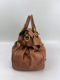 RT0365 Palissandro Vitello Lux Bow Bag