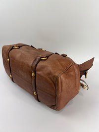 RT0365 Palissandro Vitello Lux Bow Bag