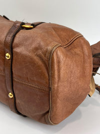 RT0365 Palissandro Vitello Lux Bow Bag
