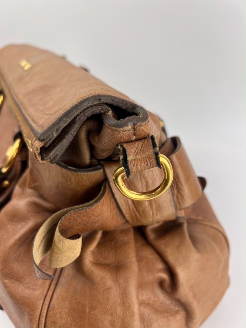 RT0365 Palissandro Vitello Lux Bow Bag