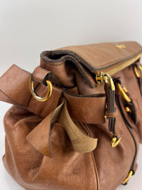 RT0365 Palissandro Vitello Lux Bow Bag