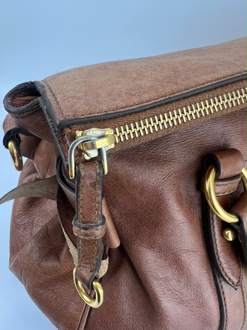 RT0365 Palissandro Vitello Lux Bow Bag