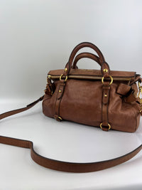 RT0365 Palissandro Vitello Lux Bow Bag