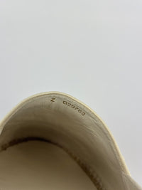 Espadrilles in White Lambskin Size 39