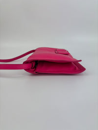 Calfskin Mini Viva Bow Shoulder Bag in Pink