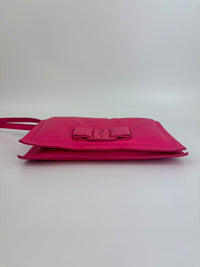 Calfskin Mini Viva Bow Shoulder Bag in Pink