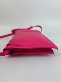 Calfskin Mini Viva Bow Shoulder Bag in Pink