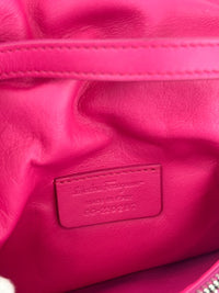 Calfskin Mini Viva Bow Shoulder Bag in Pink