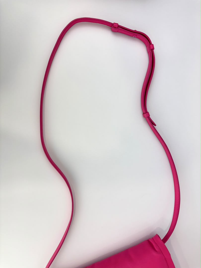 Calfskin Mini Viva Bow Shoulder Bag in Pink