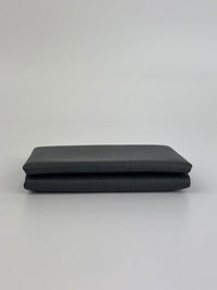 Calvi Duo Card Holder Chevre Mysore Gris Misty / Noir
