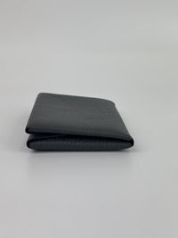 Calvi Duo Card Holder Chevre Mysore Gris Misty / Noir