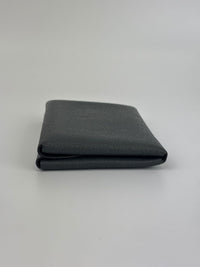 Calvi Duo Card Holder Chevre Mysore Gris Misty / Noir