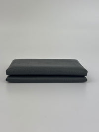 Calvi Duo Card Holder Chevre Mysore Gris Misty / Noir