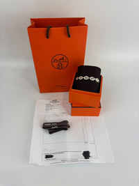 Medium Model Chaîne d'Ancre Enchaînée Bracelet Silver Size SH