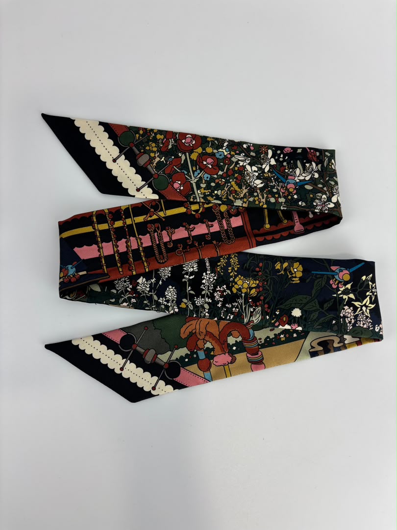 "Pony Pit Stop" Twilly Scarf
