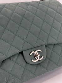 Maxi Jumbo Suede Caviar Teal SHW