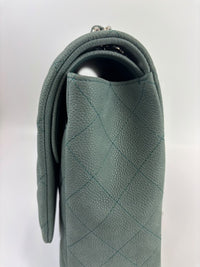 Maxi Jumbo Suede Caviar Teal SHW