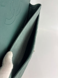 Maxi Jumbo Suede Caviar Teal SHW