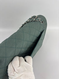 Maxi Jumbo Suede Caviar Teal SHW