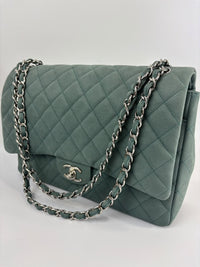 Maxi Jumbo Suede Caviar Teal SHW