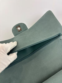 Maxi Jumbo Suede Caviar Teal SHW